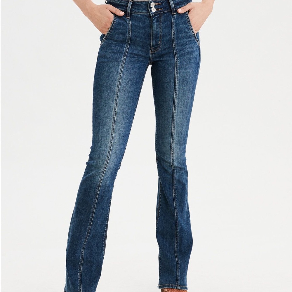American Eagle High Rise Boot Cut Jeans